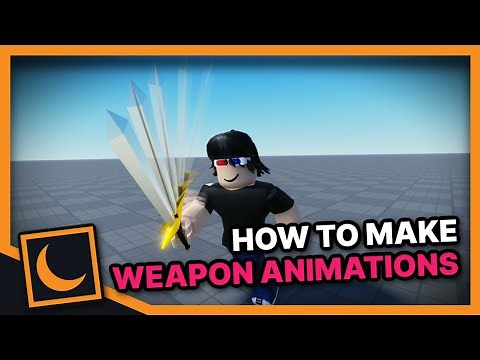 How to make WEAPON animations in ROBLOX STUDIO! [Moon Animator Tutorial]