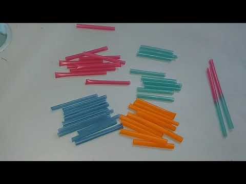 DNA HELIX STRAW MODEL DNA MODEL