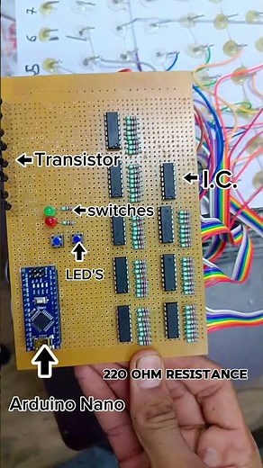 8×8×8 LED Cube 🔥 Complete Working & Construction Explained | Arduino Based 3D Light Project |