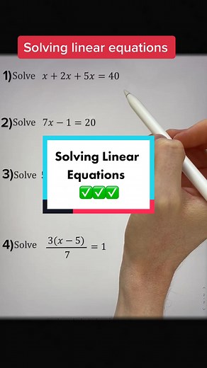 #maths #solve #linearequations #algbera #algebra1 #gcsemaths | linear equations