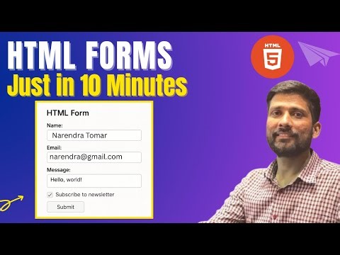 Master HTML Forms FAST in Just 10 Minutes