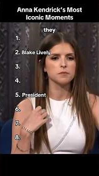 Anna Kendrick's most iconic moments! #annakendrick #iconicmoment