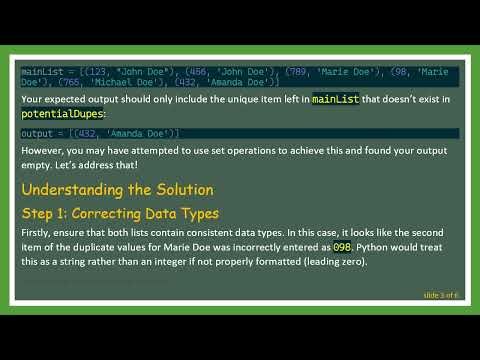 How to Remove Duplicates from a List in Python