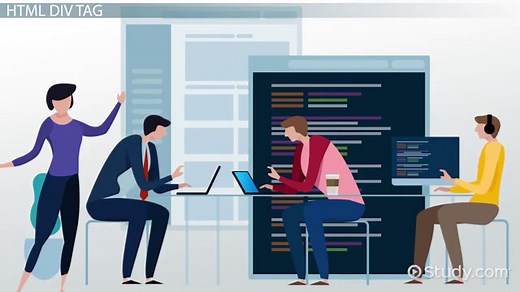 DIV, Header, Nav & Footer in HTML: Definition & Examples