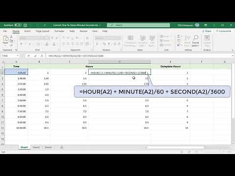 How to Convert Time to Hours, Minutes and Seconds in Excel - Office 365
