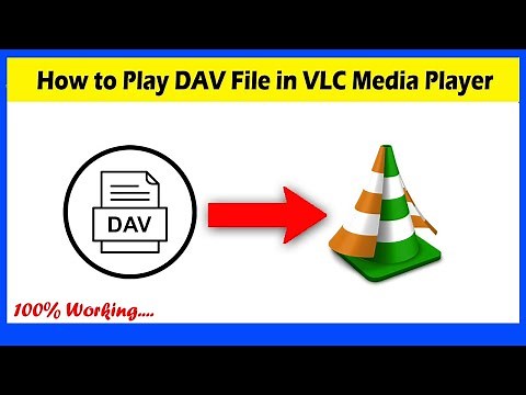 How to Play DAV File in VLC Media Player || How to Fix DAV File Play in VLC media Player