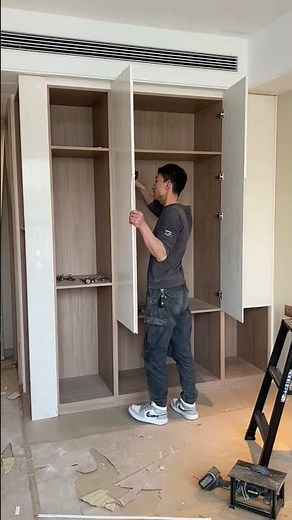 Installing a Custom Wardrobe Closet | Bedroom Furniture Setup