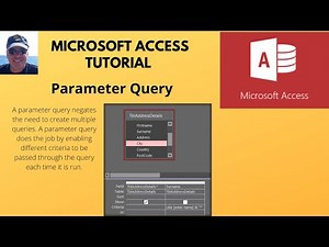 Parameter Query in Microsoft Access. Parameter query