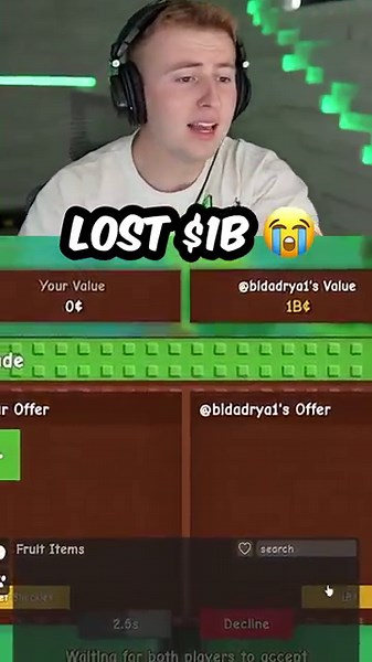 I LOST $1,000,000,000 In Roblox Grow A Garden!