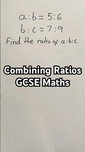 Combining Ratios #shorts #maths #gcse #math #ratio