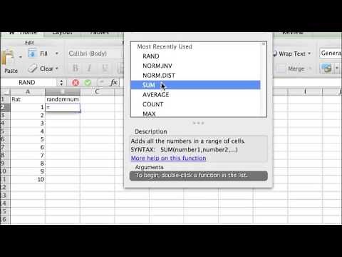 Randomization With Excel