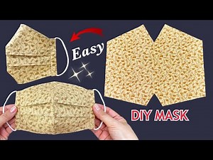 New Style Beautiful 3D Mask Idea! Diy Simple Face Mask Sewing Tutorial | How to Make Breathable Mask