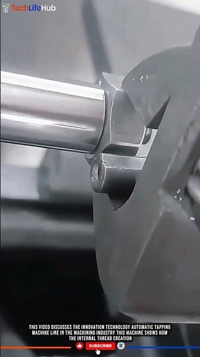 Innovation Technology Automatic Tapping Machine Line: Thread Precision for Key Components #tech