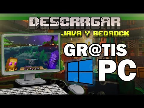 COMO INSTALAR MINECRAFT JAVA + BEDROCK PARA CUALQUIER PC CON WINDOWS 10/11