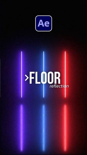 Easily Create Floor Reflections in After Effects #tutorial