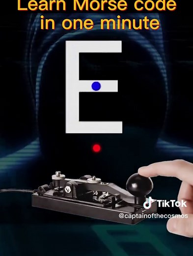 Learn Morse code in one minute#popularscience #learnwithtiktok #foryou #science #morsecode