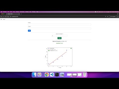 Linear Regression in Django | Real-Time Graph & Prediction Using AJAX