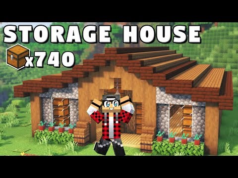 I Built an OP Chest Storage House | RiteshPlayz | Minecraft | Episode 11(Tutorial)