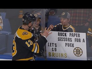 Young fan finally beats Coyle in Rock, Paper, Scissors
