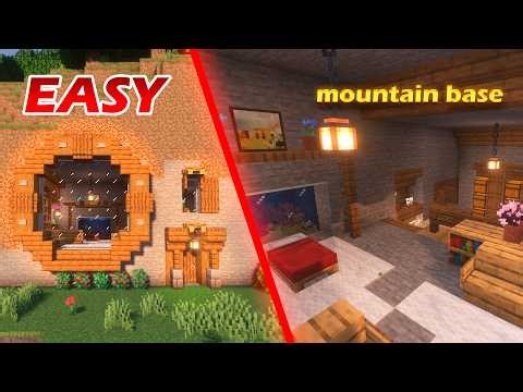 Mountain Base Tutorial in Minecrat