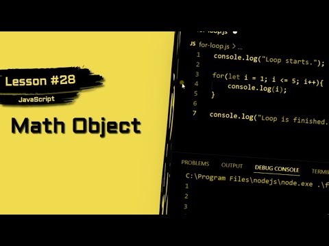 JavaScript For Beginners #28 | Math Object