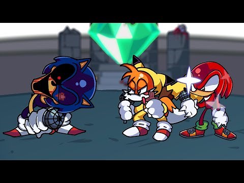 FNF Tails Halloween's FULL WEEK + Cutscenes (Sonic.EXE vs Pikachu Tails / Robotnik / Knuckles)
