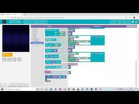 How to create/build/design math quiz app using code.org's gameslab for free #4 code2create/Likhitha