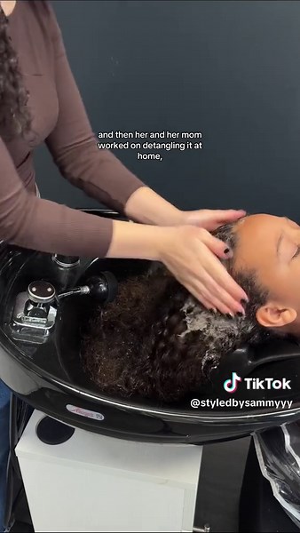 Her results came out SO GOOD!! Have you ever seen this much hair before? #hairstylistsoftiktok #braidersontiktok #kidshairstyles #curlycut #hairstylistlife