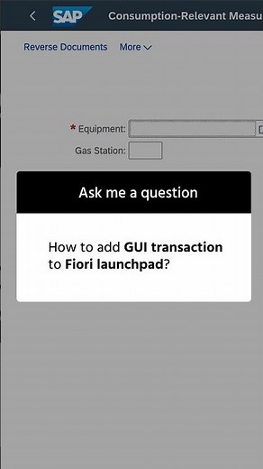 How to add GUI transaction to Fiori Launchpad? #sapgui #guilaunchpad #sap