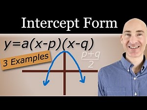 Graphing Parabolas in Intercept Form (3 Examples)