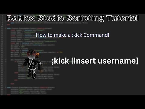 How to make a ;kick Command in Roblox! (Roblox Studio 2022 Scripting Tutorial)