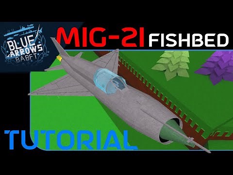MiG-21 Russian Jet Fighter Tutorial | ROBLOX BUILD A BOAT FOR TREASURE