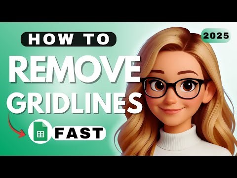 How to Remove Gridlines in Google Sheets