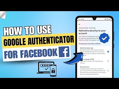 How to Use Google Authenticator App for Facebook 2024 | Facebook Google Authenticator Setup ✅
