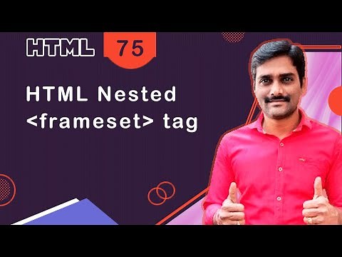 HTML Nested Frameset Tag - HTML Tutorial 75 🚀