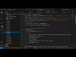 React.js JSONPlaceholder API Example to Fetch Posts Using Axios and Display it Using Bootstrap