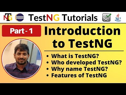 P1 - Introduction to TestNG | TestNG | Testing Framework |