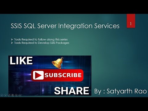 SSIS Tools Required | SQL Server Integration Services