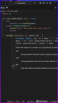 Build a Python File Explorer in 20 Lines! (Windows Safe) #python #devops #indiedev