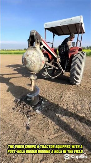 Digging Holes with a Tractor Mounted Auger - Good gear makes work a whole lot faster