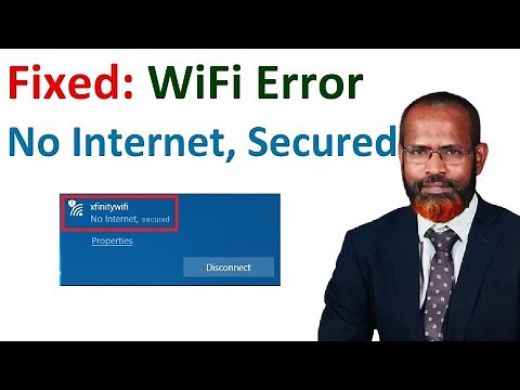 How To Fix: WiFi Error "No Internet, Secured" on Windows 10