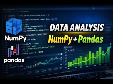 Data Analysis with NumPy & Pandas | Python Full Tutorial for Beginners 🚀