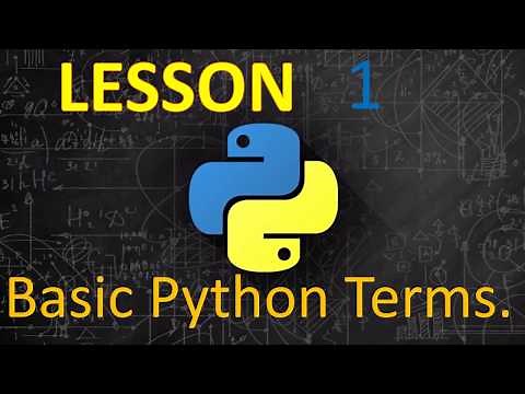 Basic Python Terms