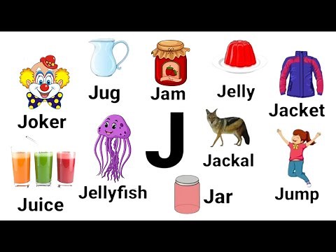 Letter J | Words That Start with Letter J for Kids | Wonderful Kids