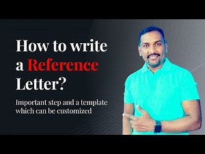 How to write a Reference Letter? | Tips for writing a Reference Letter | Dr. Sandeep Rathod |