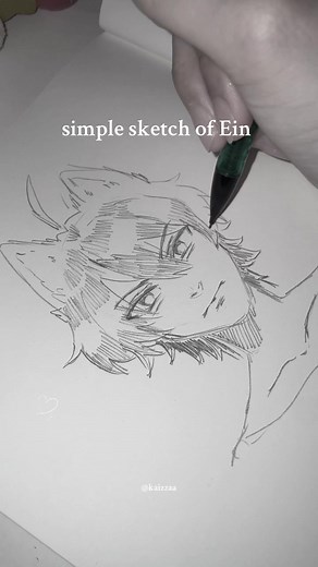 How I Draw: Sketching with Ein from Aphmau