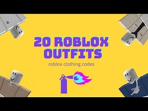 20 Roblox outfits (roblox clothing codes for games)