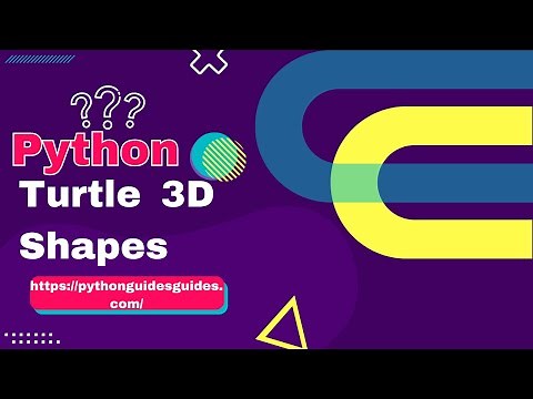 Python Turtle 3d shapes | How to create 3d shape in Python Turtle