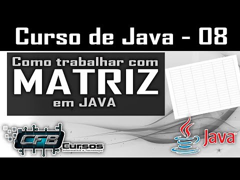 Matrizes em Java - Curso de Java - Aula 08