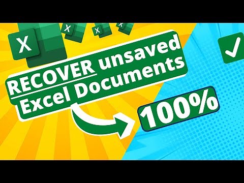 How to RECOVER unsaved Excel Documents in 2025